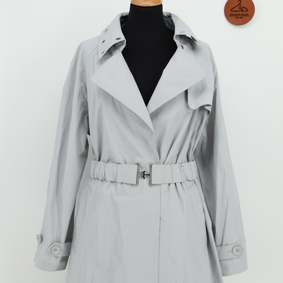 ❌SOLD❌ DONNA KARAN Embellished Trench Coat - Picture 9 of 16